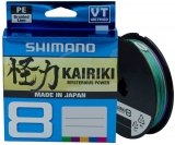 Шнур SHIMANO KAIRIKI 8 PE Multi Colour 300m 0.16mm 10,3kg