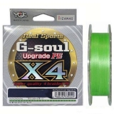 Шнур YGK G-Soul X4 Upgrade 100m #0.2/4lb ц: салатовый