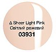 Лак для нігтів «Експерт кольору»Sheer Light Pink/Світлий рожевий – світлий, кремово-рожевий, пастельний, глянцевий, без перламутру 03931