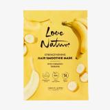 Зміцнювальна маска-смузі для волосся з органічним бананом Love Nature 43661 30мл