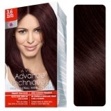 Стійка крем-фарба для волосся «Салонний догляд» Dark Auburn-Темний махагон-3.6 1312907