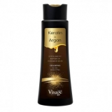 Шампунь для волосся з кератином та аргановою олією Visage, 400 мл 4501002