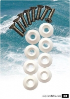 CORE Fin Screw Set and Washers, M6x18 or M6x22