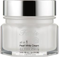 Осветляющий крем с жемчужным порошком JIGOTT Facis All-In-One Pearl Whitening Cream, 100ml