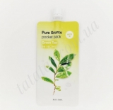 Ночная маска с экстрактом зеленого чая MISSHA Pure Source Pocket Pack Green Tea, 10 ml.